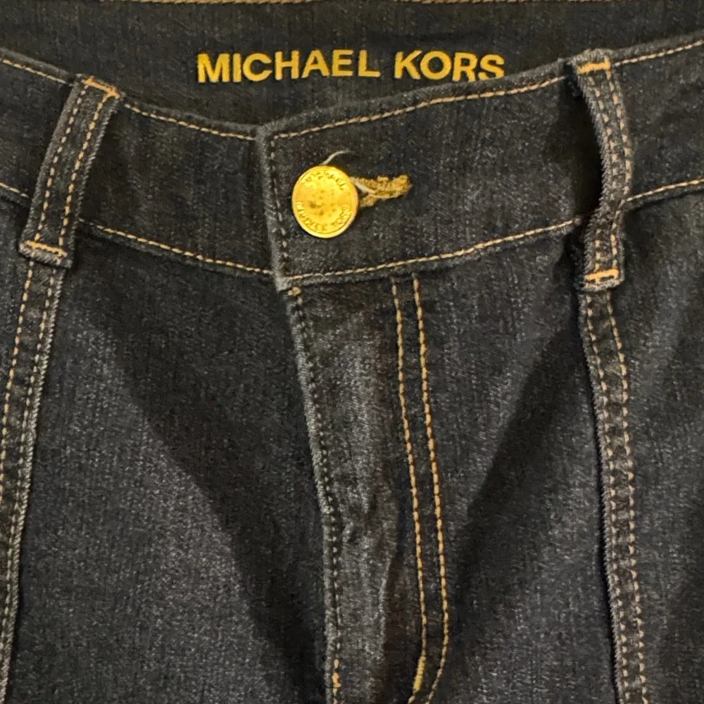 Michael Kors Women's Dark Blue Flare Jeans